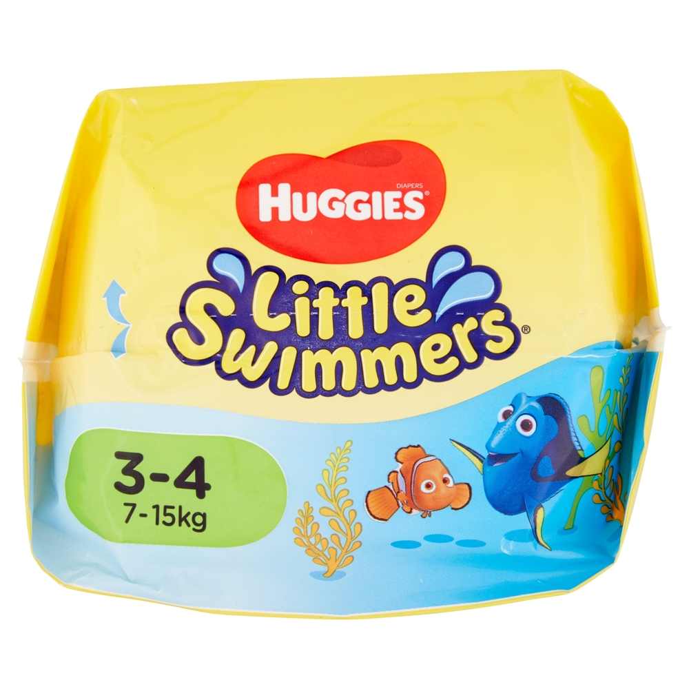 Huggies Little Swimmers Pannolino Costumino 3-4 7-15kg 12 pz